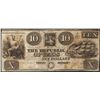 Image 1 : 1839 $10 The Republic of Texas Obsolete Bank Note Cut Canceled