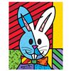 Image 1 : Romero Britto "Easter Bunny" Limited Edition Giclee on Canvas