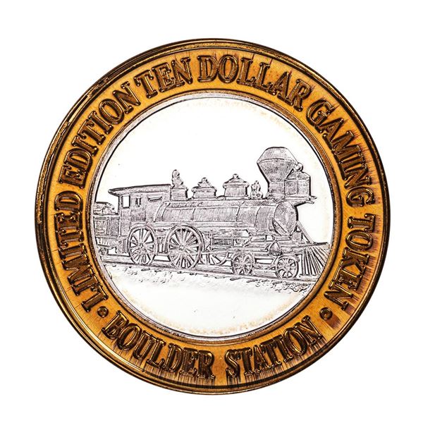 .999 Silver Boulder Station Hotel Casino Las Vegas, NV $10 Limited Casino Token
