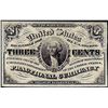 Image 1 : March 3, 1863 Third Issue Three Cents Fractional Currency Note