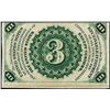 Image 2 : March 3, 1863 Third Issue Three Cents Fractional Currency Note