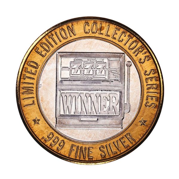 .999 Fine Silver Casino St. Charles Riverfront Station $10 Limited Edition Gaming Token