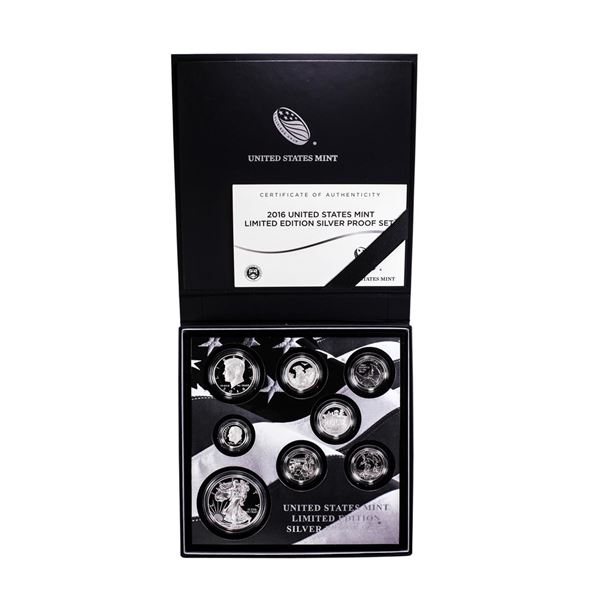 2016 United States Limited Edition Silver Proof Set with Box & COA