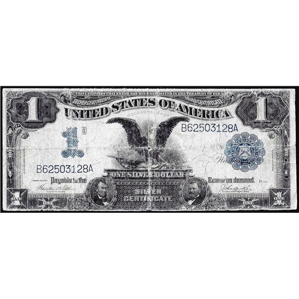1899 $1 Black Eagle Silver Certificate Note