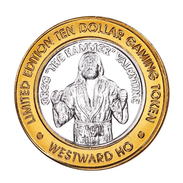 .999 Silver Westward Ho Casino Las Vegas $10 Casino Limited Edition Gaming Token