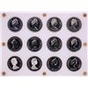Image 2 : 1971-1982 Proof $1 Canada Commemorative Silver Dollar Coin Sets in Capital Plastic