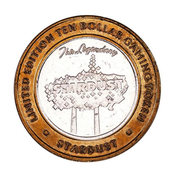 .999 Silver Stardust Resort Las Vegas, Nevada $10 Casino Limited Edition Gaming Token