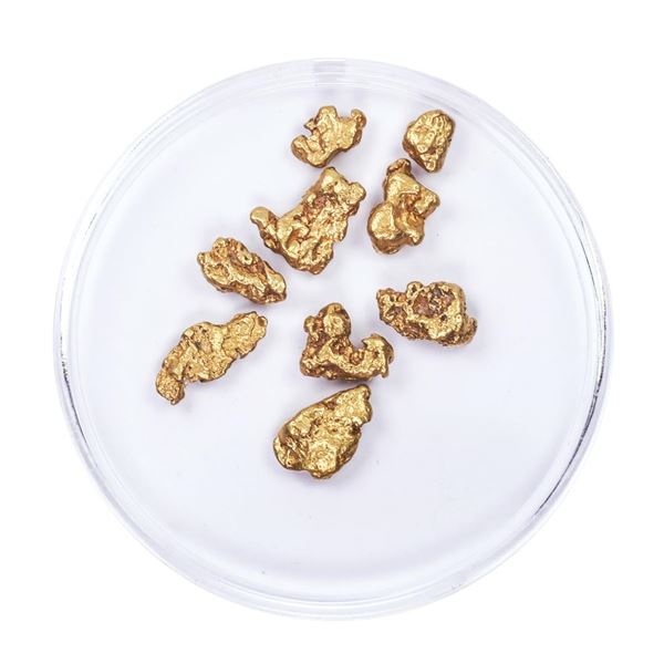 Lot of Gold Nuggets 5.20 grams Total Weight