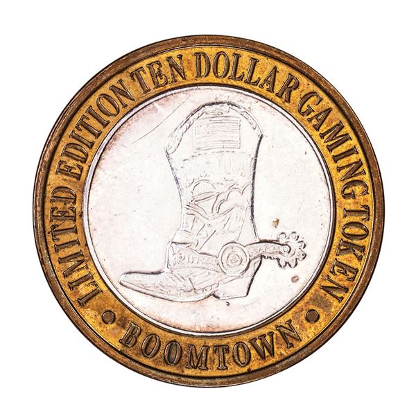 .999 Silver Boomtown Reno, NV $10 Casino Limited Edition Gaming Token