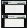 Image 2 : Set of Giori Test Note Washington & Lincoln Memorial PMG Gem Uncirculated 66EPQ