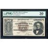 Image 1 : 1880 $50 Silver Certificate Note Fr.328 PMG Very Fine 30 Vivid Detail