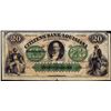 Image 1 : 1800' $20 Citizens Bank Louisiana at Shreveport Obsolete Note
