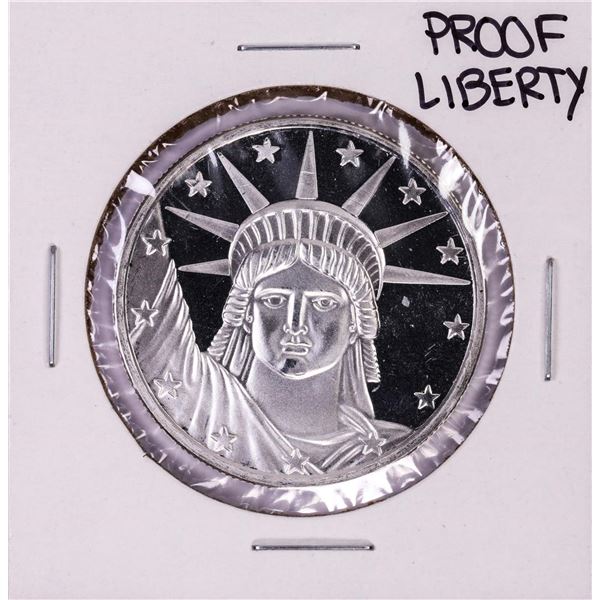 .999 Fine Silver Proof Liberty 1oz Silver Round