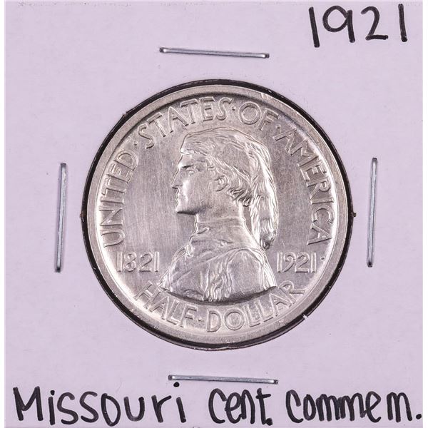 1921 Missouri Centennial Commemorative Half Dollar Coin