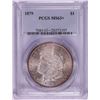 Image 1 : 1879 $1 Morgan Silver Dollar Coin PCGS MS63+