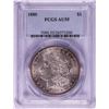Image 1 : 1880 $1 Morgan Silver Dollar Coin PCGS AU55