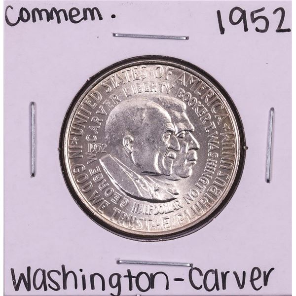 1952 Washington-Carver Commemorative Half Dollar Coin