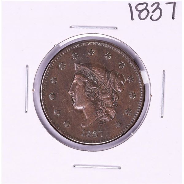 1837 Coronet Head Large Cent Coin