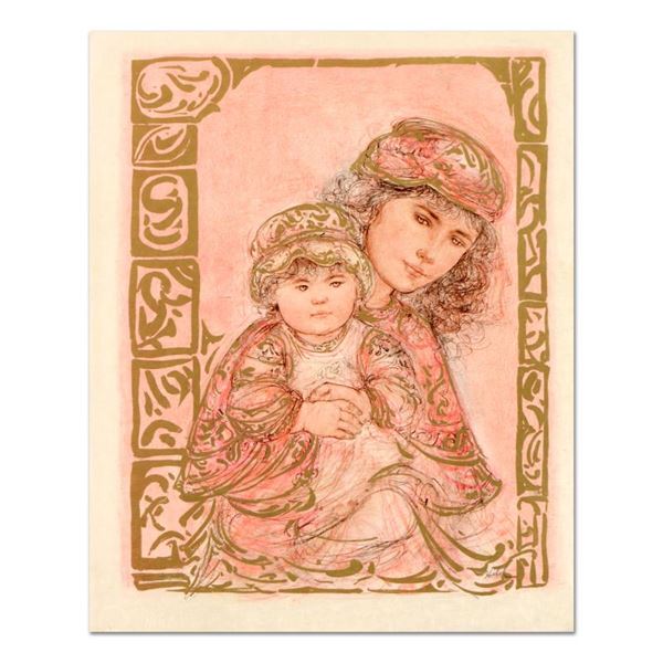 Hibel (1917-2014) "Valentine and Kore" Limited Edition Lithograph on Rice Paper