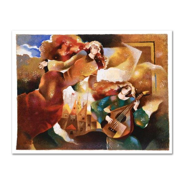 Galina Datloof "Tranquil Moment" Limited Edition Mixed Media on Canvas