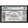 Image 1 : 1861 $20 Confederate States of America Note T-9 PMG Very Good 10
