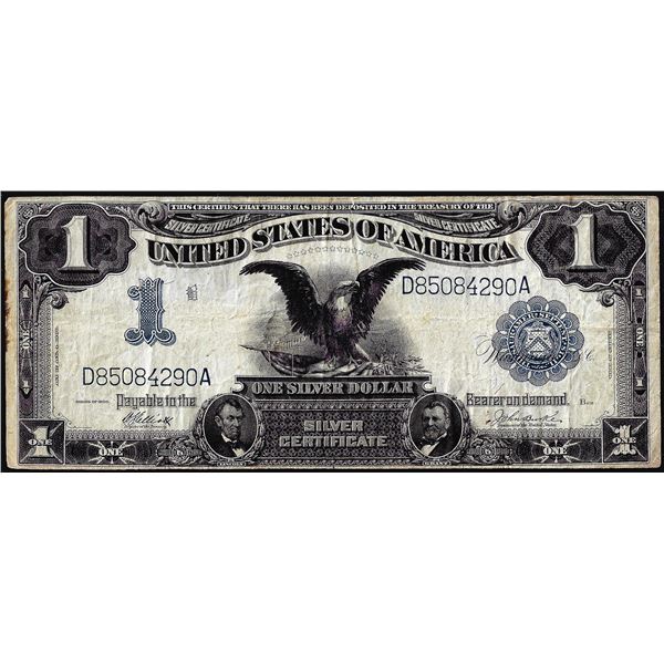 1899 $1 Black Eagle Silver Certificate Note
