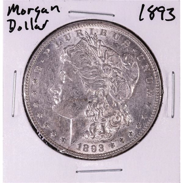 1893 $1 Morgan Silver Dollar Coin