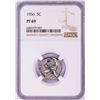 Image 1 : 1956 Proof Jefferson Nickel Coin NGC PF69