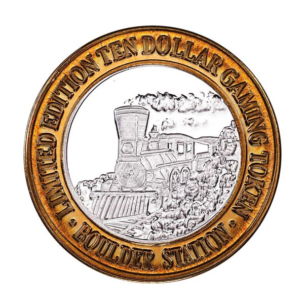 .999 Silver Boulder Station Hotel Casino Las Vegas, NV $10 Limited Casino Token