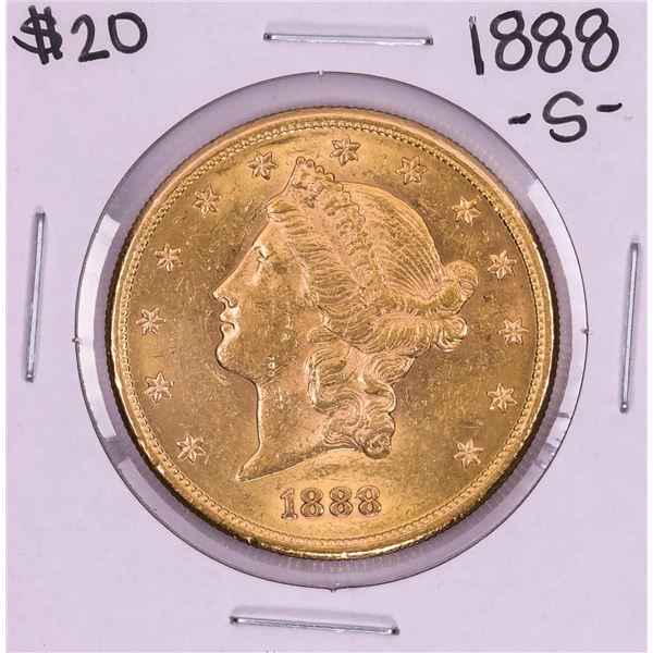 1888-S $20 Liberty Head Double Eagle Gold Coin