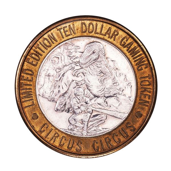 .999 Silver Circus Circus Hotel & Casino $10 Limited Edition Casino Gaming Token