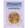 Image 1 : 1902-S $20 Liberty Head Double Eagle Gold Coin PCGS MS61