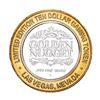 Image 2 : .999 Silver Golden Nugget Las Vegas, Nevada $10 Casino Limited Edition Gaming Token
