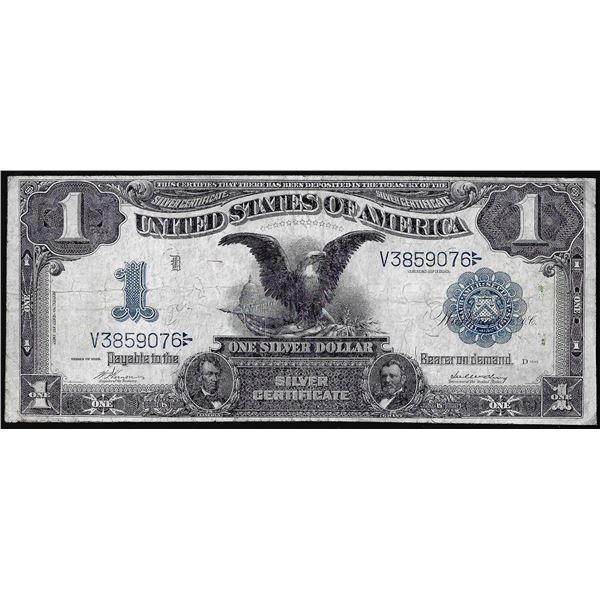 1899 $1 Black Eagle Silver Certificate Note
