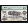 Image 1 : 1862-63 $100 Confederate States of America Note T-40 PMG Very Fine 25