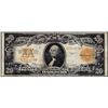 Image 1 : 1922 $20 Gold Certificate Note
