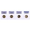 Image 1 : Lot of (4) 2010-2013 $1 Native American Dollar Coins PCGS Graded