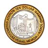 Image 1 : .999 Silver Las Vegas Club $10 Casino Limited Edition Gaming Token