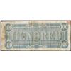 Image 2 : 1864 $100 Confederate States of America Note