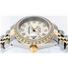 Image 8 : Rolex Ladies Two Tone Silver Diamond Datejust Oyster Perpetual Wristwatch