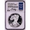 Image 1 : 2020-S $1 Proof American Silver Eagle Coin NGC PF70 Ultra Cameo Edmund Moy Signature