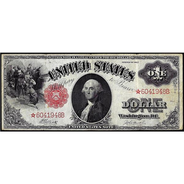 1917 $1 Legal Tender STAR Note