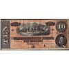 Image 1 : 1864 $10 Confederate States of America Note