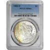 Image 1 : 1881-S $1 Morgan Silver Dollar Coin PCGS MS64 Amazing Toning