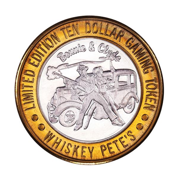 .999 Silver Whiskey Pete's Casino Jean, Nevada $10 Limited Edition Gaming Token