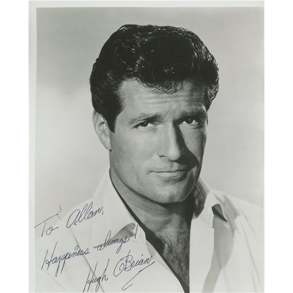 Hugh O'Brian signed photo