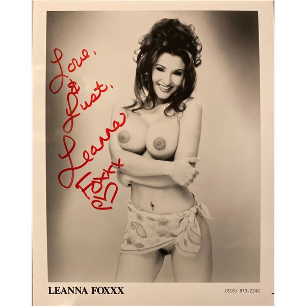 Leanna Foxxx signed photo