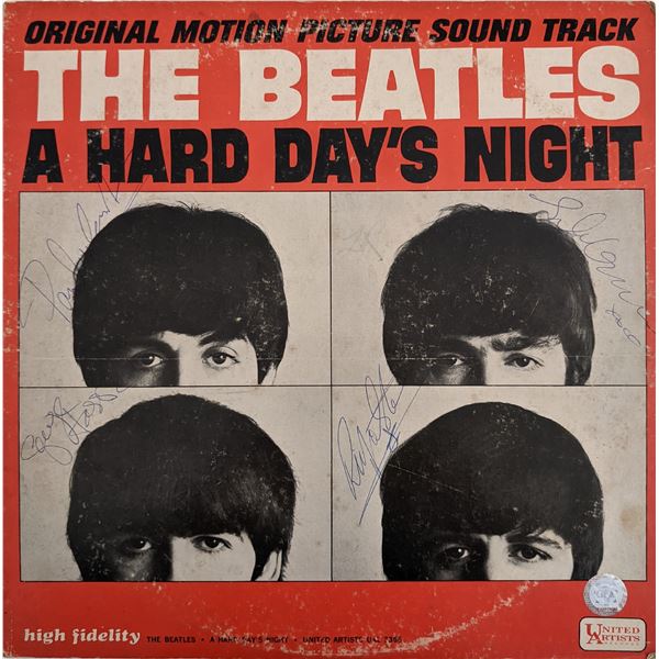 The Beatles A Hard Days Night Signed Album