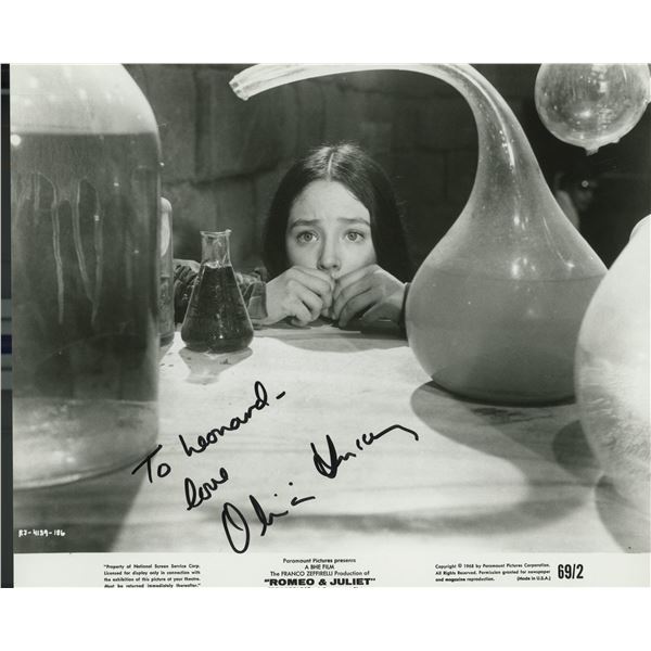 Romeo and Juliet Olivia Hussey signed movie photo