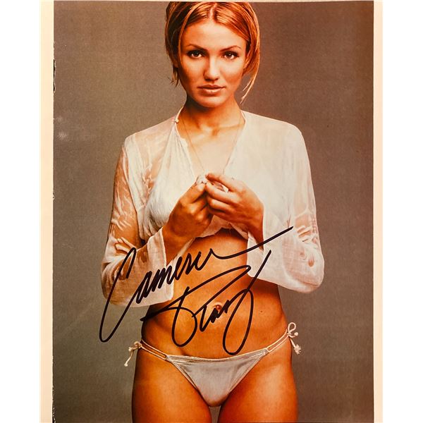 Cameron Diaz signed photo